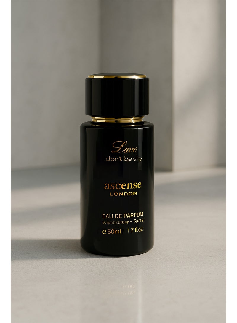 Ascense london Sweet Perfume for Women Love Don’t Be Shy Eau De Parfum for Women 50ml | Luxury Perfume for Women with Vanilla, Gourmand Floral & Caramel Notes - Image 5